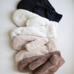 Faux Fur Mittens-mittens- Hometown Style HTS, women's in store and online boutique located in Ingersoll, Ontario