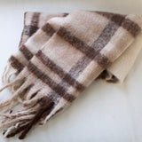 Plaid Scarf with Fringe-scarf- Hometown Style HTS, women's in store and online boutique located in Ingersoll, Ontario