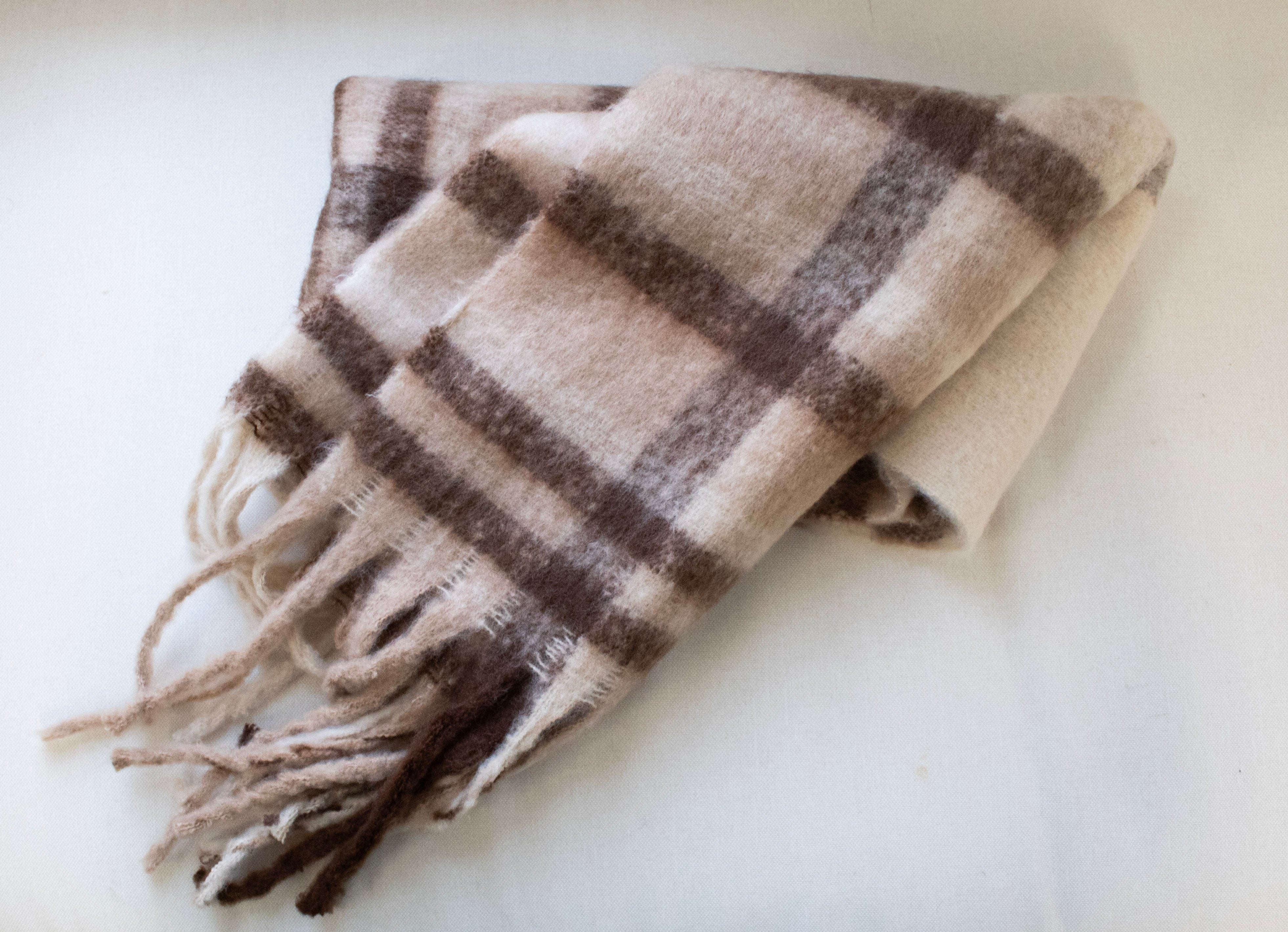 Plaid Scarf with Fringe-scarf- Hometown Style HTS, women's in store and online boutique located in Ingersoll, Ontario