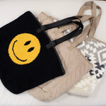 Happy Face Tote-tote- Hometown Style HTS, women's in store and online boutique located in Ingersoll, Ontario