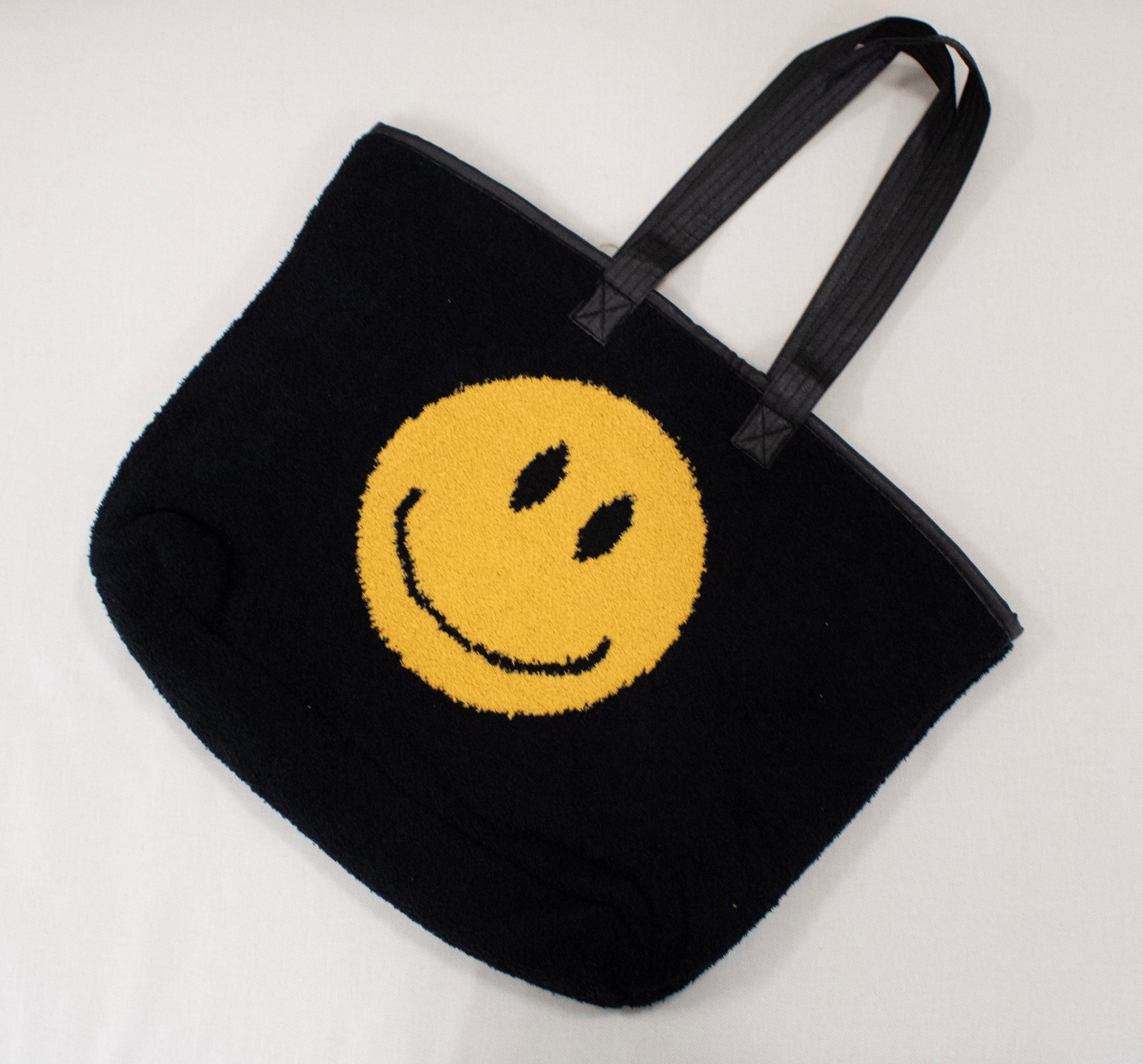 Happy Face Tote-tote- Hometown Style HTS, women's in store and online boutique located in Ingersoll, Ontario