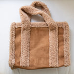 Sherpa Mini Tote - Camel-Handbags- Hometown Style HTS, women's in store and online boutique located in Ingersoll, Ontario