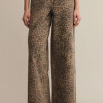Z Supply - Marli Denim Leopard Pant-Denim- Hometown Style HTS, women's in store and online boutique located in Ingersoll, Ontario