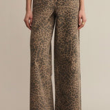 Z Supply - Marli Denim Leopard Pant-Denim- Hometown Style HTS, women's in store and online boutique located in Ingersoll, Ontario