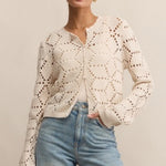 Rosalyn Sweater Cardigan - Crystal-Sweaters and Cardigans- Hometown Style HTS, women's in store and online boutique located in Ingersoll, Ontario