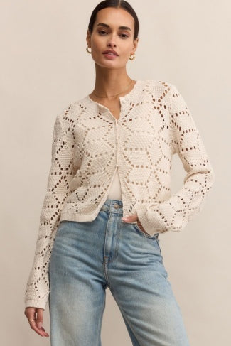Rosalyn Sweater Cardigan - Crystal-Sweaters and Cardigans- Hometown Style HTS, women's in store and online boutique located in Ingersoll, Ontario