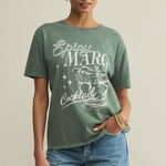 Spicy Marg Boyfriend Tee- Sage-Casual Tops- Hometown Style HTS, women's in store and online boutique located in Ingersoll, Ontario