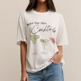 Cocktails City Tee-Casual Tops- Hometown Style HTS, women's in store and online boutique located in Ingersoll, Ontario