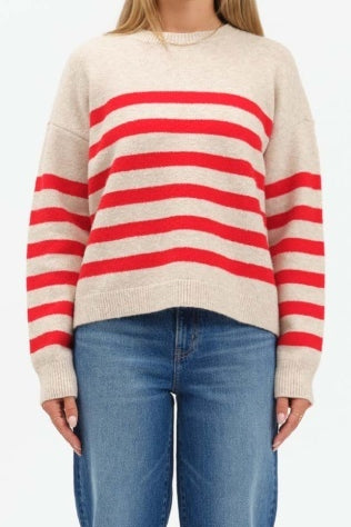 CARLYLE - EVERYDAY CREW NECK SWEATER-Sweaters and Cardigans- Hometown Style HTS, women's in store and online boutique located in Ingersoll, Ontario