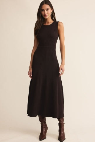 ELBA MIDI DRESS - JAVA-Casual Dresses- Hometown Style HTS, women's in store and online boutique located in Ingersoll, Ontario