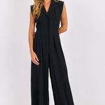 NIGHTCAP CUT OUT BACK WIDE LEG JUMPSUIT-Special Occasion Dresses- Hometown Style HTS, women's in store and online boutique located in Ingersoll, Ontario