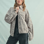 Muted Leopard Denim Jacket-Coat & Jackets- Hometown Style HTS, women's in store and online boutique located in Ingersoll, Ontario