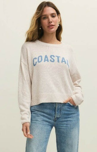 SIENNA COASTAL SWEATER-Sweaters and Cardigans- Hometown Style HTS, women's in store and online boutique located in Ingersoll, Ontario