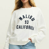 MALIBU BOYFRIEND SWEATSHIRT-Casual Tops- Hometown Style HTS, women's in store and online boutique located in Ingersoll, Ontario