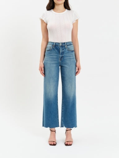 PLEASER - HIGH RISE STRAIGHT ANKLE-Denim- Hometown Style HTS, women's in store and online boutique located in Ingersoll, Ontario