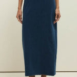 GAIL JERSEY DENIM MIDI SKIRT-skirt- Hometown Style HTS, women's in store and online boutique located in Ingersoll, Ontario