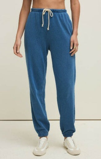 DOWNTOWN KNIT DENIM JOGGER-Bottoms- Hometown Style HTS, women's in store and online boutique located in Ingersoll, Ontario