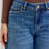 Judy Blue - Medium Wash Barrel-Denim- Hometown Style HTS, women's in store and online boutique located in Ingersoll, Ontario