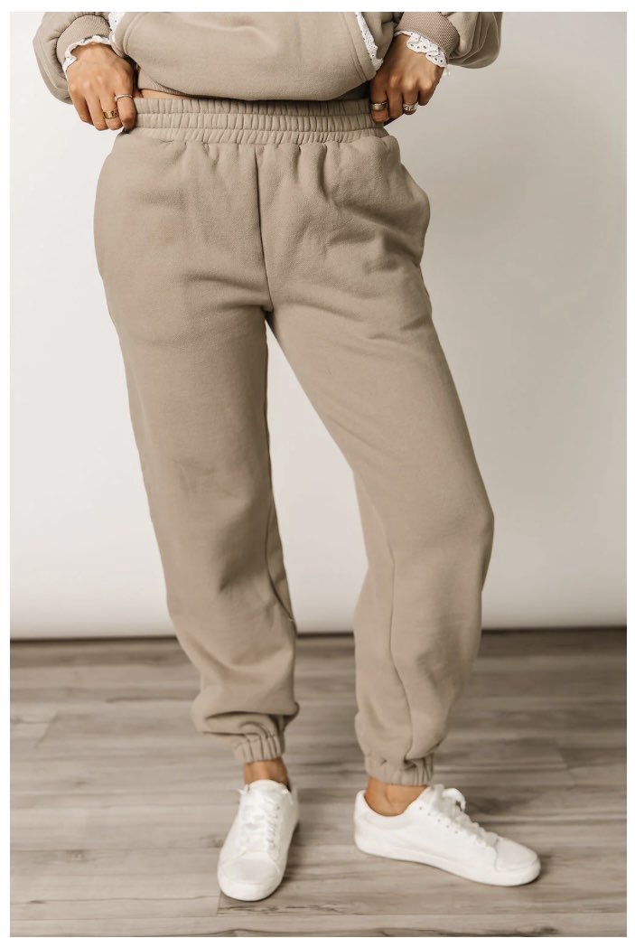 Comfort Zone Joggers - Mocha Lace-Bottoms- Hometown Style HTS, women's in store and online boutique located in Ingersoll, Ontario