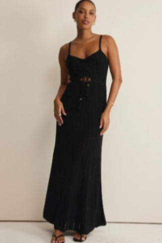 SUNDA CROCHET MIDI DRESS-Special Occasion Dresses- Hometown Style HTS, women's in store and online boutique located in Ingersoll, Ontario