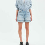 Daze Easy Rider Denim Shorts-Shorts- Hometown Style HTS, women's in store and online boutique located in Ingersoll, Ontario