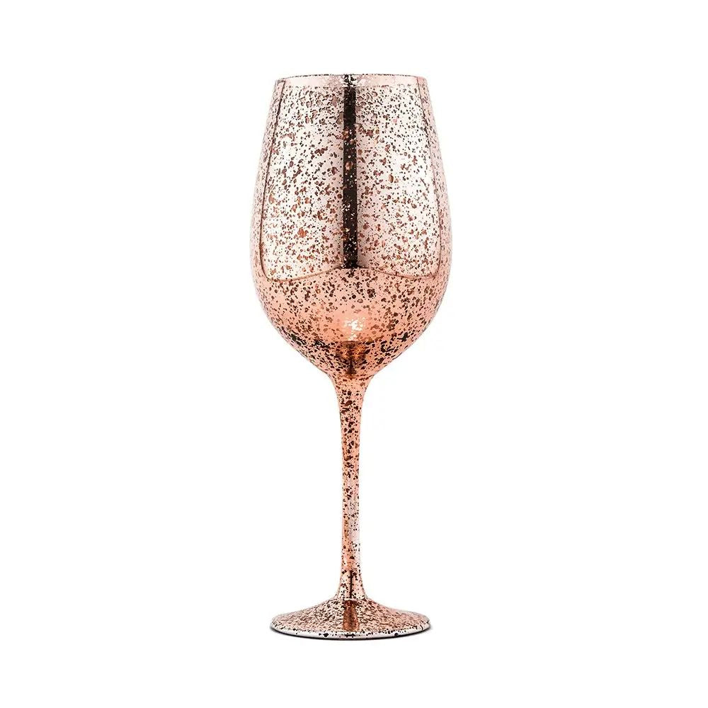Wine Glass - Rose Gold-gift- Hometown Style HTS, women's in store and online boutique located in Ingersoll, Ontario