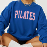 Pilates Crewneck Sweatshirt-Casual Tops- Hometown Style HTS, women's in store and online boutique located in Ingersoll, Ontario