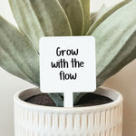 Grow with the Flow Plant Stake-Gifts & Accessories- Hometown Style HTS, women's in store and online boutique located in Ingersoll, Ontario