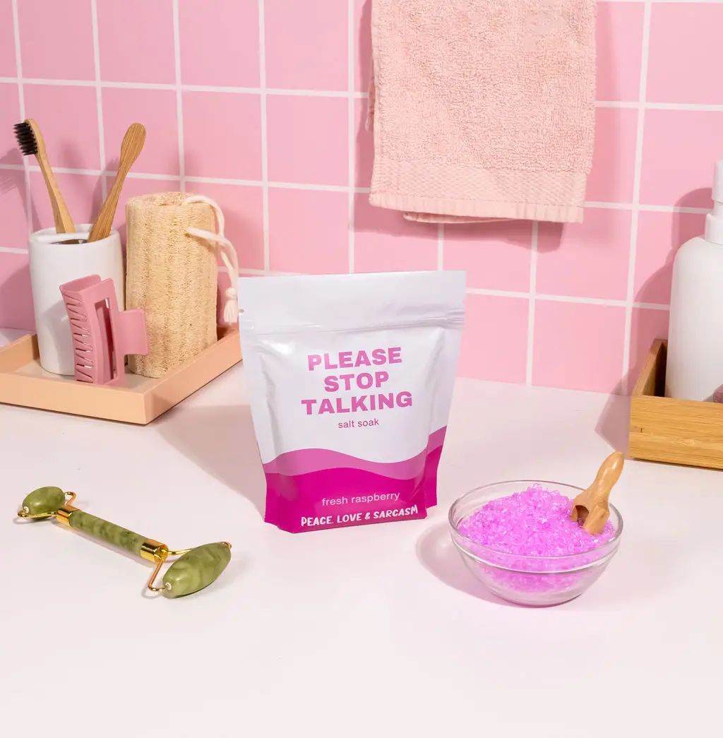 Please Stop Talking Epsom Salt Bath Soak-Gifts & Accessories- Hometown Style HTS, women's in store and online boutique located in Ingersoll, Ontario