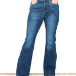 JB - High Waist Wide Hem Flare-denim- Hometown Style HTS, women's in store and online boutique located in Ingersoll, Ontario