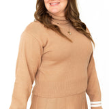 Turtle Neck Sweater - Camel-Sweater- Hometown Style HTS, women's in store and online boutique located in Ingersoll, Ontario