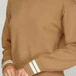 Turtle Neck Sweater - Camel-Sweater- Hometown Style HTS, women's in store and online boutique located in Ingersoll, Ontario