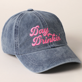 Day Drinkin' Embroidered Baseball Cap-Gifts & Accessories- Hometown Style HTS, women's in store and online boutique located in Ingersoll, Ontario