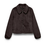 VMSOLAIMA SHORT JACKET - Chocolate Torte-Coat & Jackets- Hometown Style HTS, women's in store and online boutique located in Ingersoll, Ontario