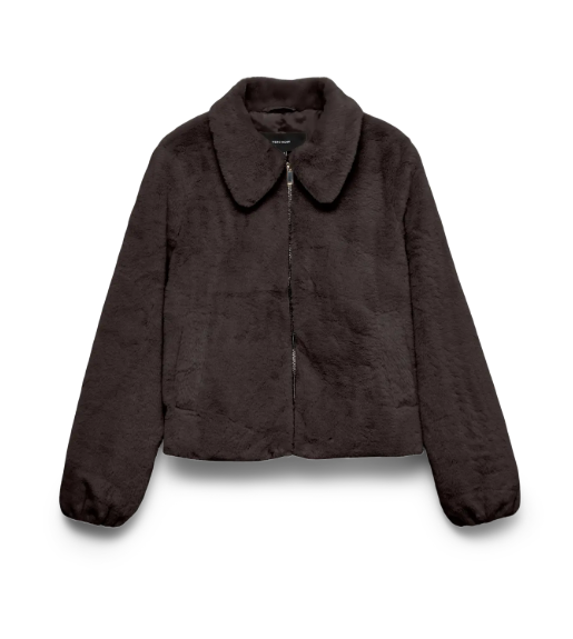 VMSOLAIMA SHORT JACKET - Chocolate Torte-Coat & Jackets- Hometown Style HTS, women's in store and online boutique located in Ingersoll, Ontario