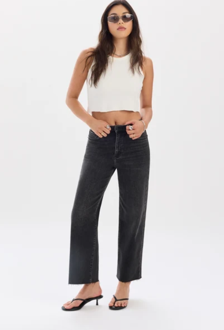 PLEASER - Twilight HIGH RISE WIDE ANKLE-Denim- Hometown Style HTS, women's in store and online boutique located in Ingersoll, Ontario