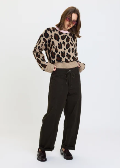 VILLA - DRAWSTRING BARREL PANT-Bottoms- Hometown Style HTS, women's in store and online boutique located in Ingersoll, Ontario