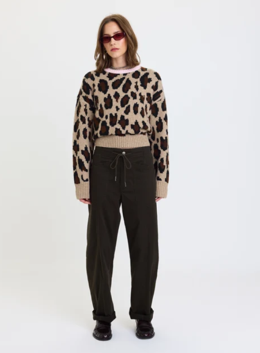 VILLA - DRAWSTRING BARREL PANT-Bottoms- Hometown Style HTS, women's in store and online boutique located in Ingersoll, Ontario