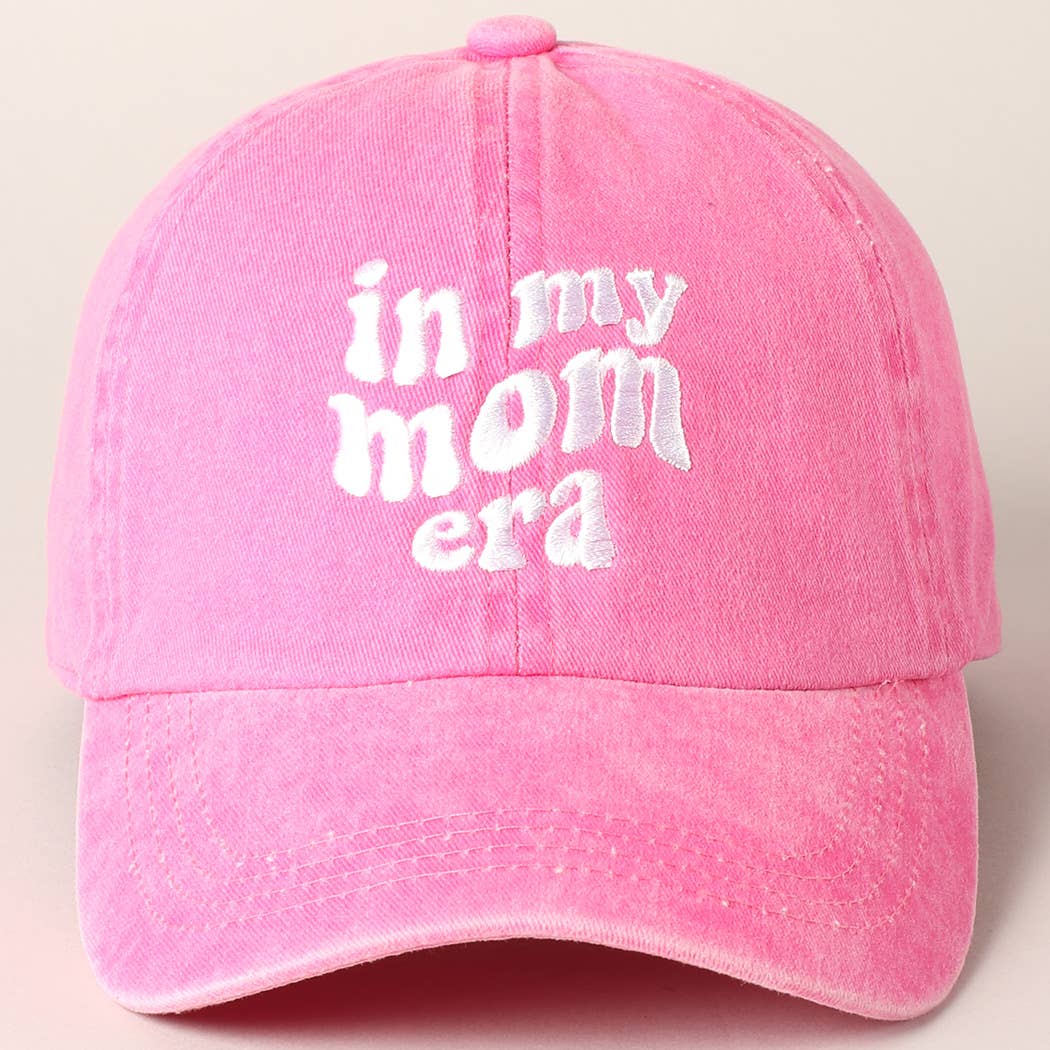 In My Mom Era Baseball Cap - Pink-Hat- Hometown Style HTS, women's in store and online boutique located in Ingersoll, Ontario