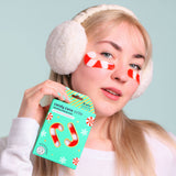 Christmas Holiday Candy Cane Cutie Depuffing Undereye Masks-gift- Hometown Style HTS, women's in store and online boutique located in Ingersoll, Ontario