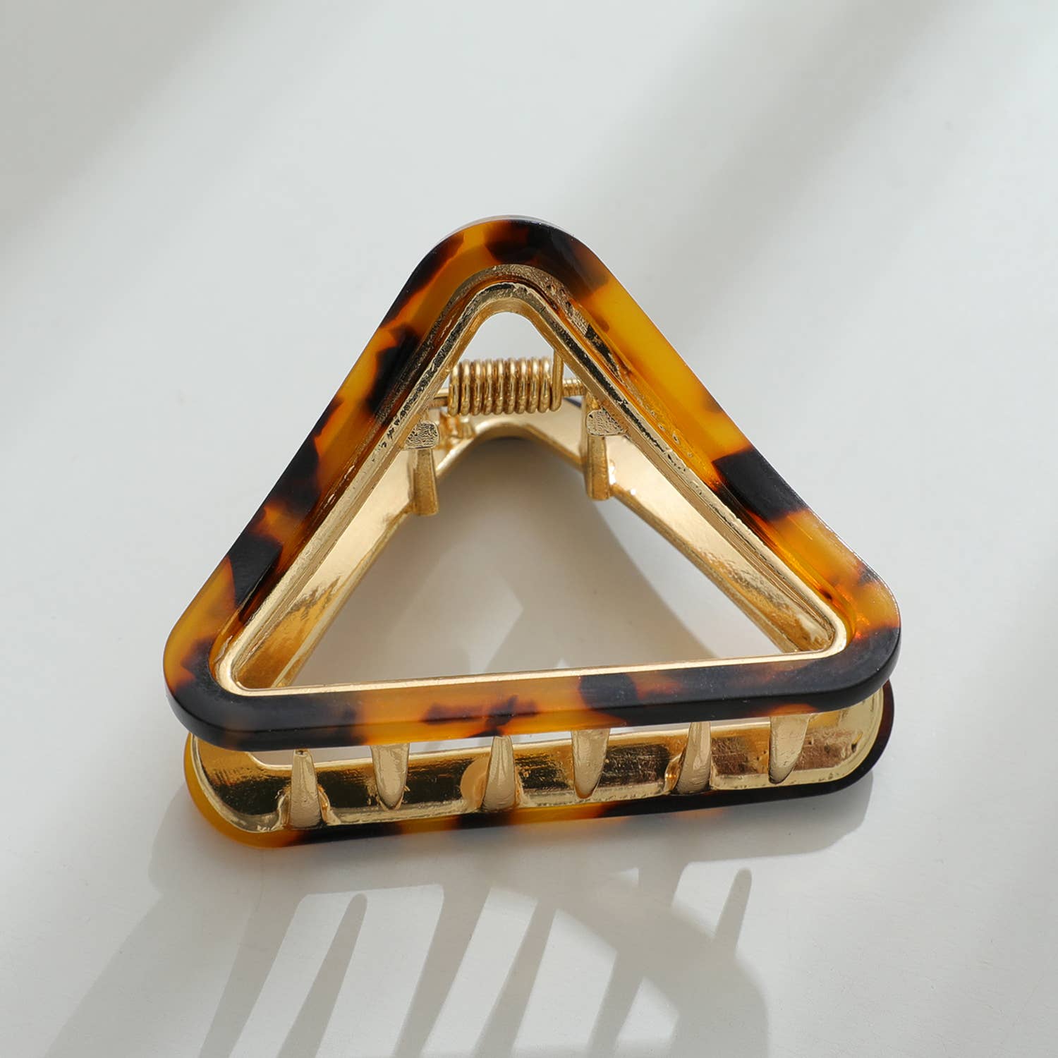Small Classic Triangle Metal Claw Clip-hair accessories- Hometown Style HTS, women's in store and online boutique located in Ingersoll, Ontario