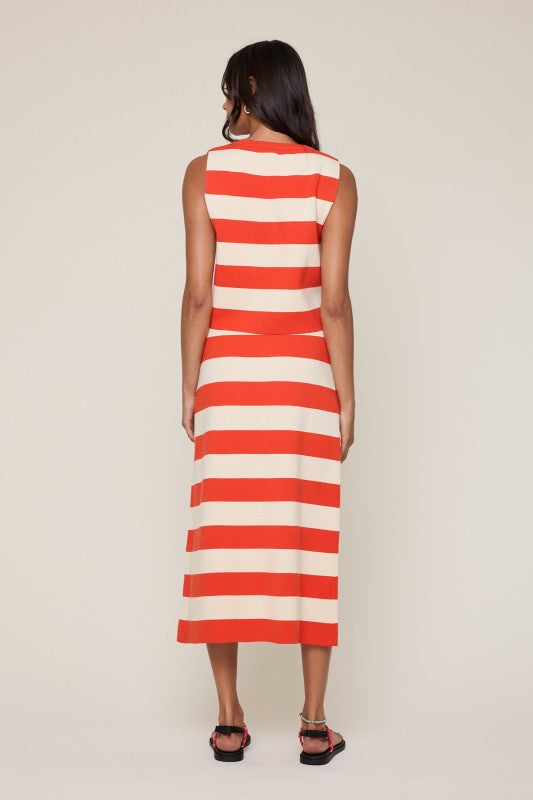 Stripe Set - Punch-Casual Dresses- Hometown Style HTS, women's in store and online boutique located in Ingersoll, Ontario