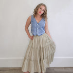 Denim Vest-vest- Hometown Style HTS, women's in store and online boutique located in Ingersoll, Ontario