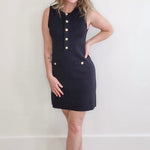 Sleeveless Knit Dress - Black-dress- Hometown Style HTS, women's in store and online boutique located in Ingersoll, Ontario