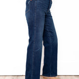 JB - Straight Dark Wash-denim- Hometown Style HTS, women's in store and online boutique located in Ingersoll, Ontario