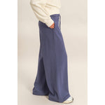 Wide Leg Jogger Pant - Indigo Blue-Pants- Hometown Style HTS, women's in store and online boutique located in Ingersoll, Ontario