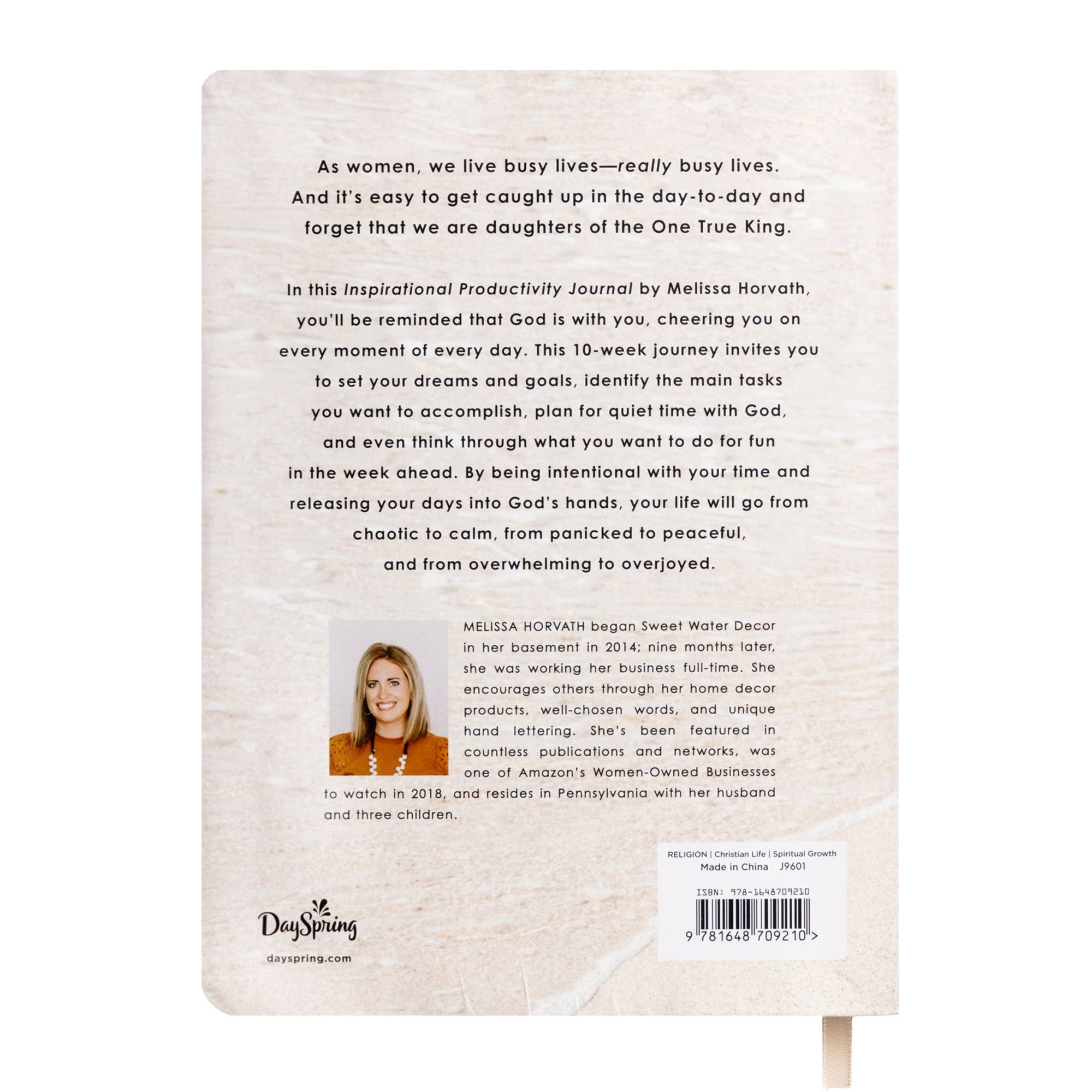 Inspirational Productivity Journal-book- Hometown Style HTS, women's in store and online boutique located in Ingersoll, Ontario