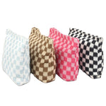 Checkered Makeup Pouch-Accessories- Hometown Style HTS, women's in store and online boutique located in Ingersoll, Ontario