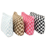 Checkered Makeup Pouch-Accessories- Hometown Style HTS, women's in store and online boutique located in Ingersoll, Ontario