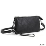 3 in 1 Vegan Leather Crossbody Clutch-Handbag & Wallet Accessories- Hometown Style HTS, women's in store and online boutique located in Ingersoll, Ontario